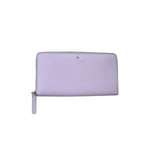Kate Spade Staci Large Zip Around Continental Wallet Lilac Moon Saffiano Leather